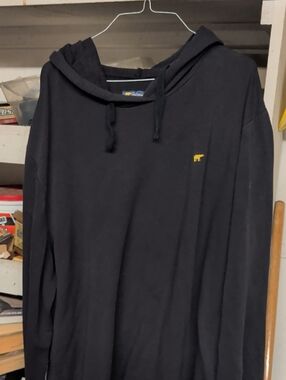 Men's Jack Nicklaus XXl Black Hoodie W/ Yellow Bear Patch